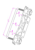 LARIN ALCC-11W Aluminum Roof Rack 51 1/2" x 39 3/4" x 7" Free Shipping